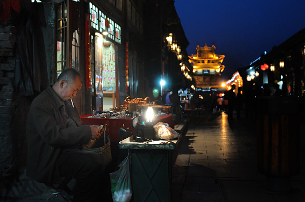 A small shop's owner 