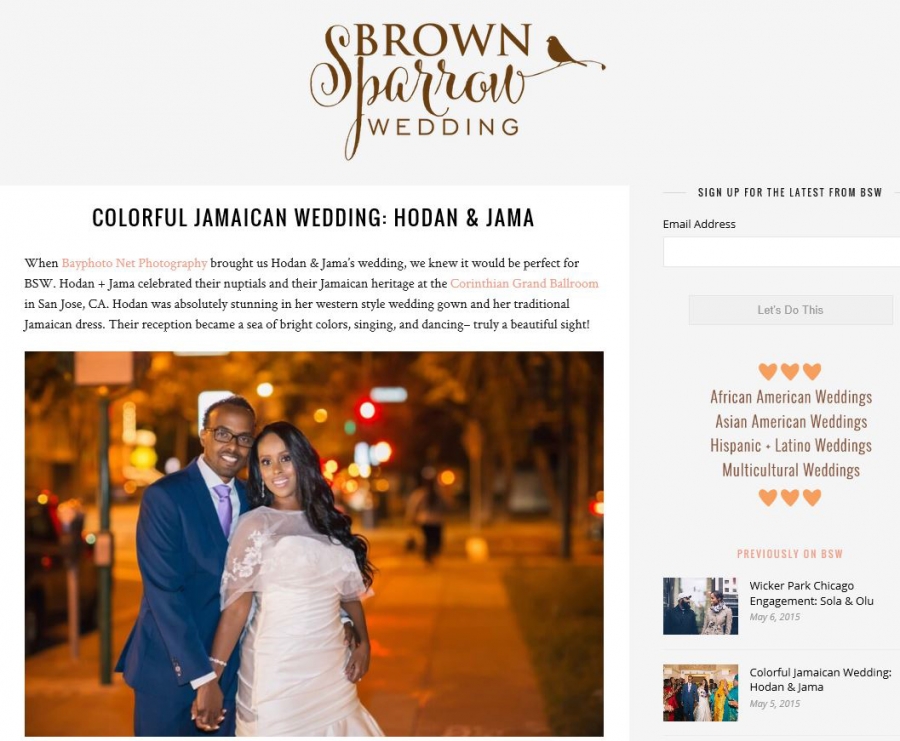 Featured On Brown Sparrow Wedding Bayphoto Net Photography Blog